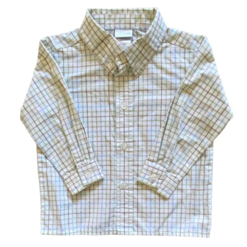 Perfectly Dressed Boys Plaid Shirt & Sweater Vest​​​​​​​​​​​​​​​​​​​​​​​​​​​​​